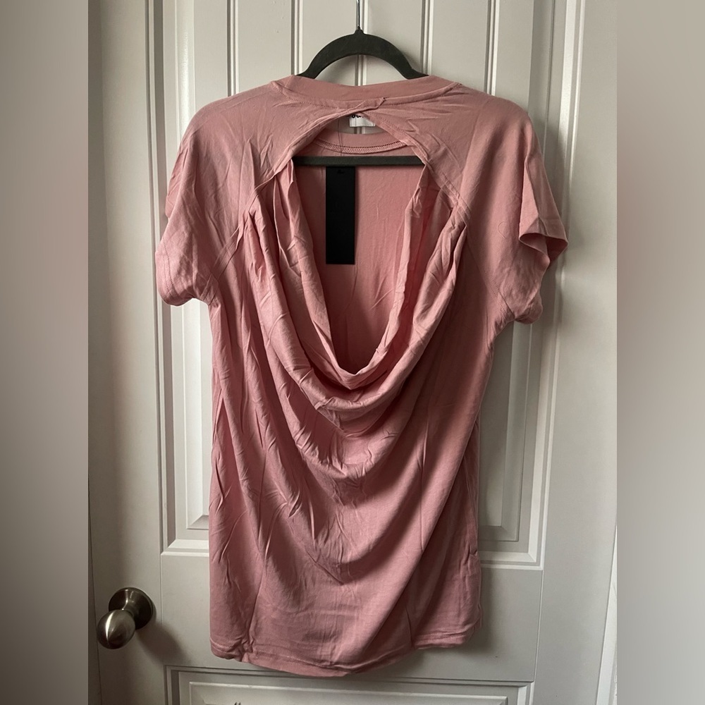 NWT Mono B Draped Back Tee Pink
NWT - Picture 3 of 5